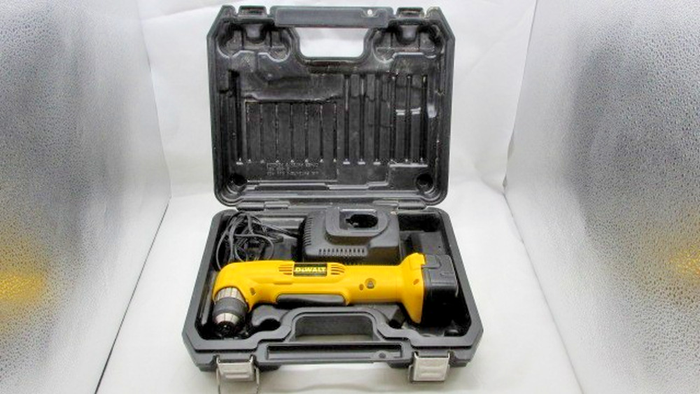 DeWalt DW965 12V Right Angle Cordless Drill Driver W/ Case Charger